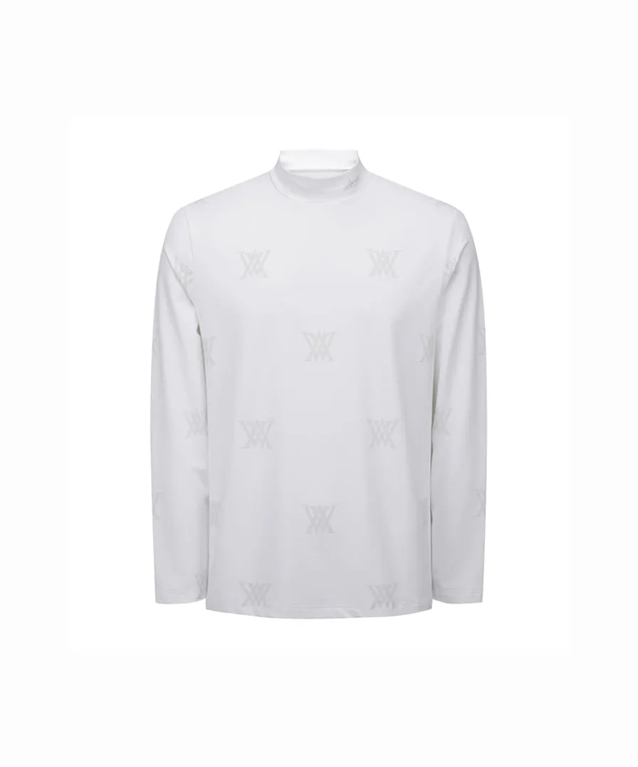 Men's Monogram Logo Baselayer - Off-White