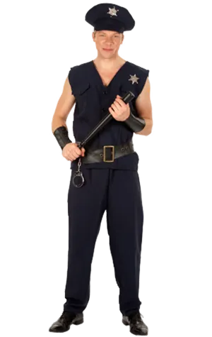 Mens Police Officer Costume