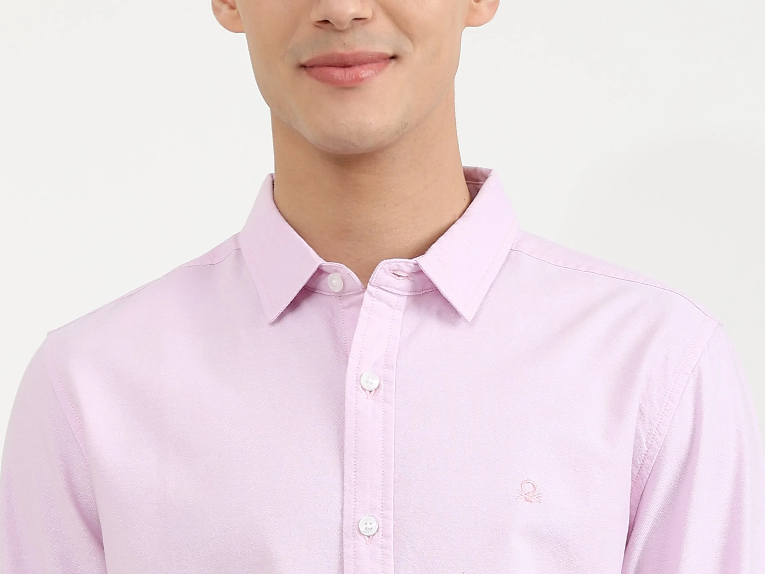 Mens Slim Fit Solid Shirt