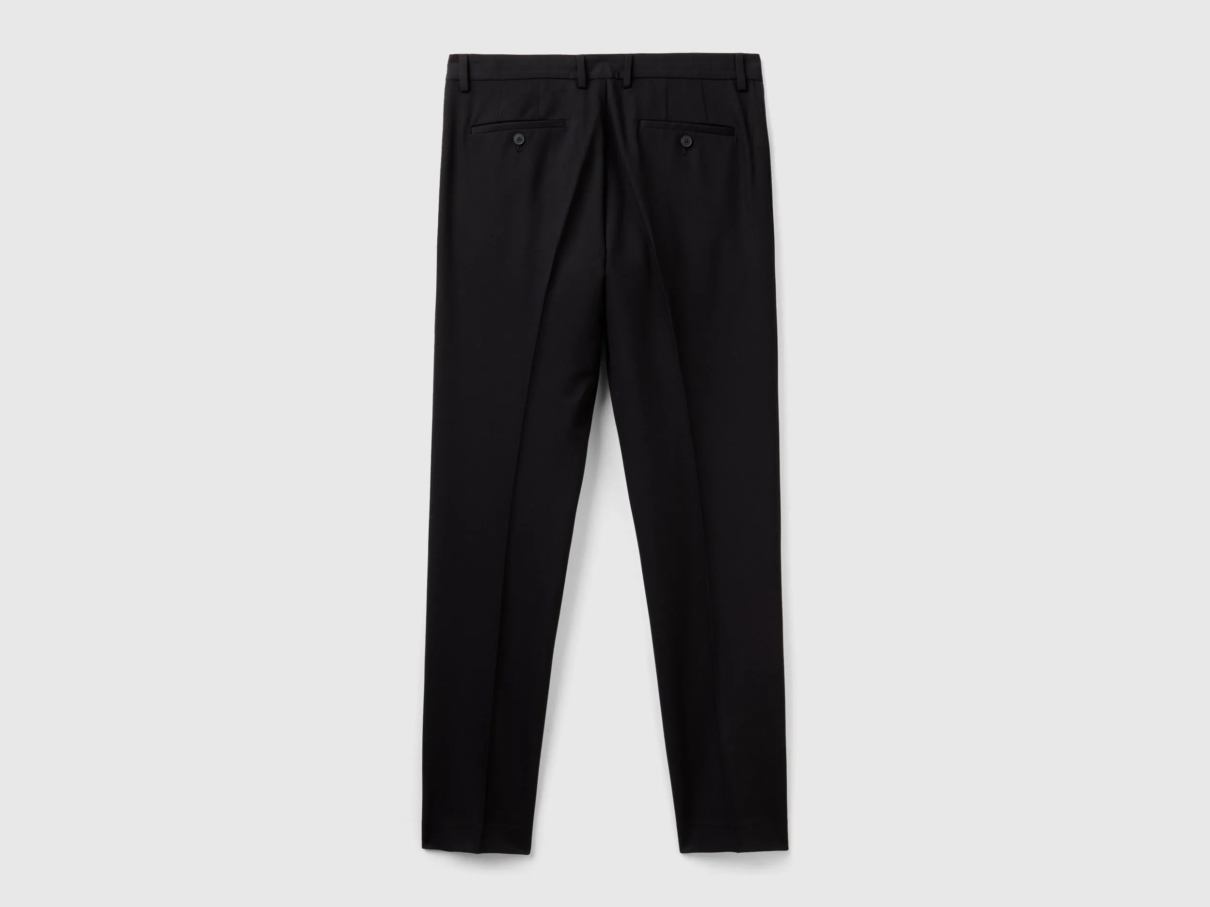 Men's Solid Slim Fit Trousers