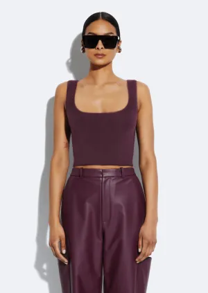 Merino Cropped Tank