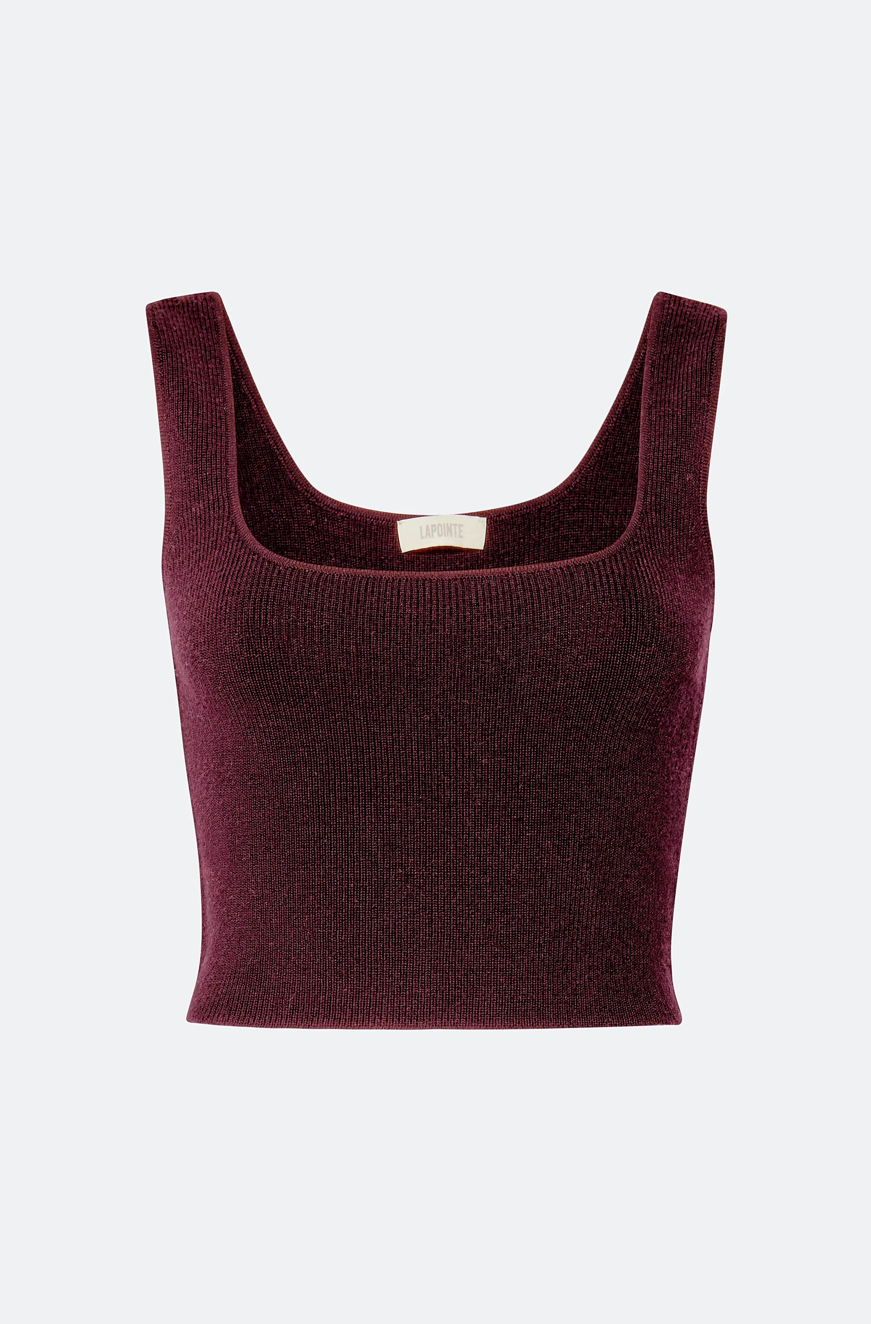 Merino Cropped Tank