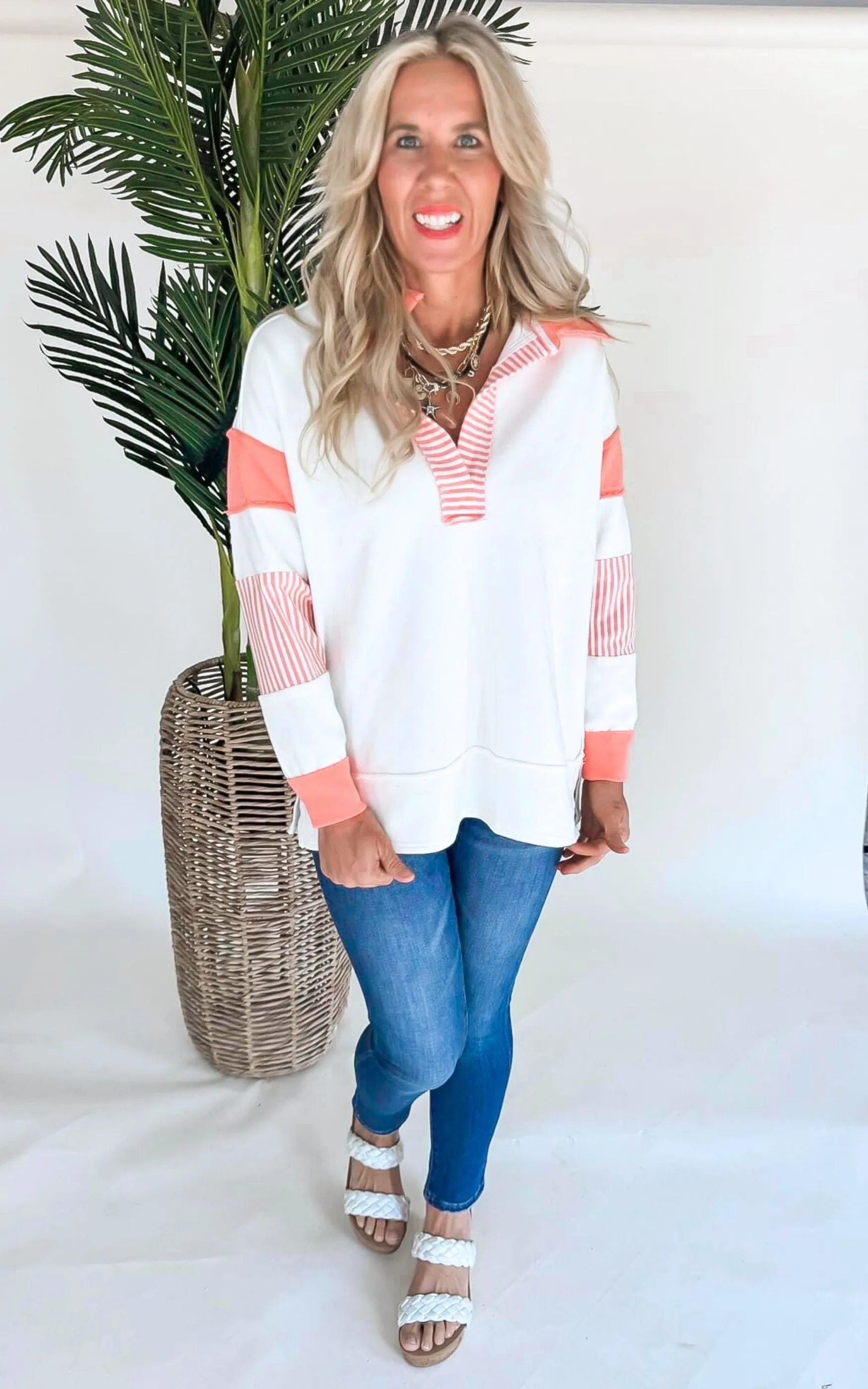 Mica | The Alice Medium Wash Mid-Rise Cigarette Ankle Denim Jeans** - Final Sale