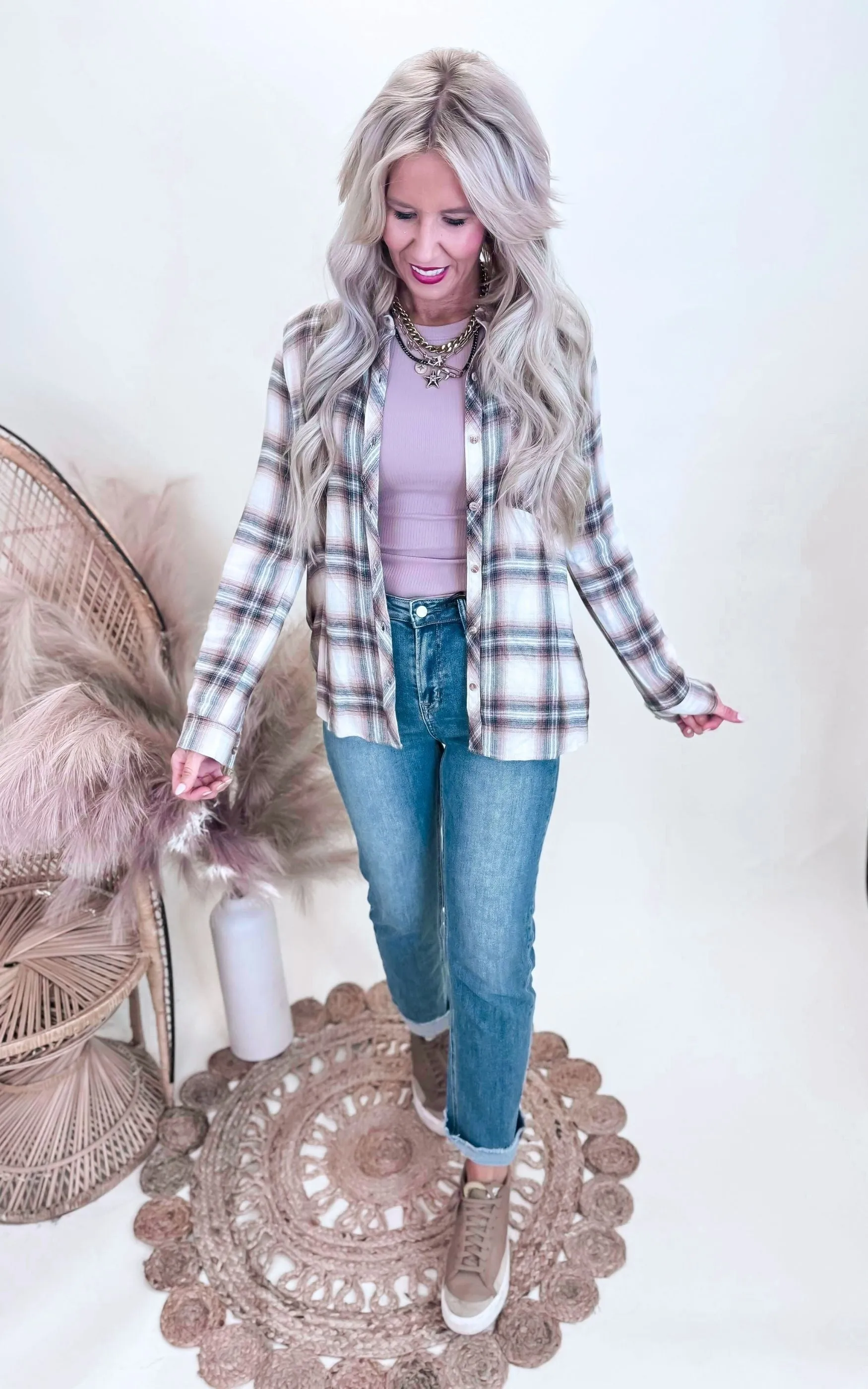 MICA | The Aniello Super High Rise Straight Denim Jean *