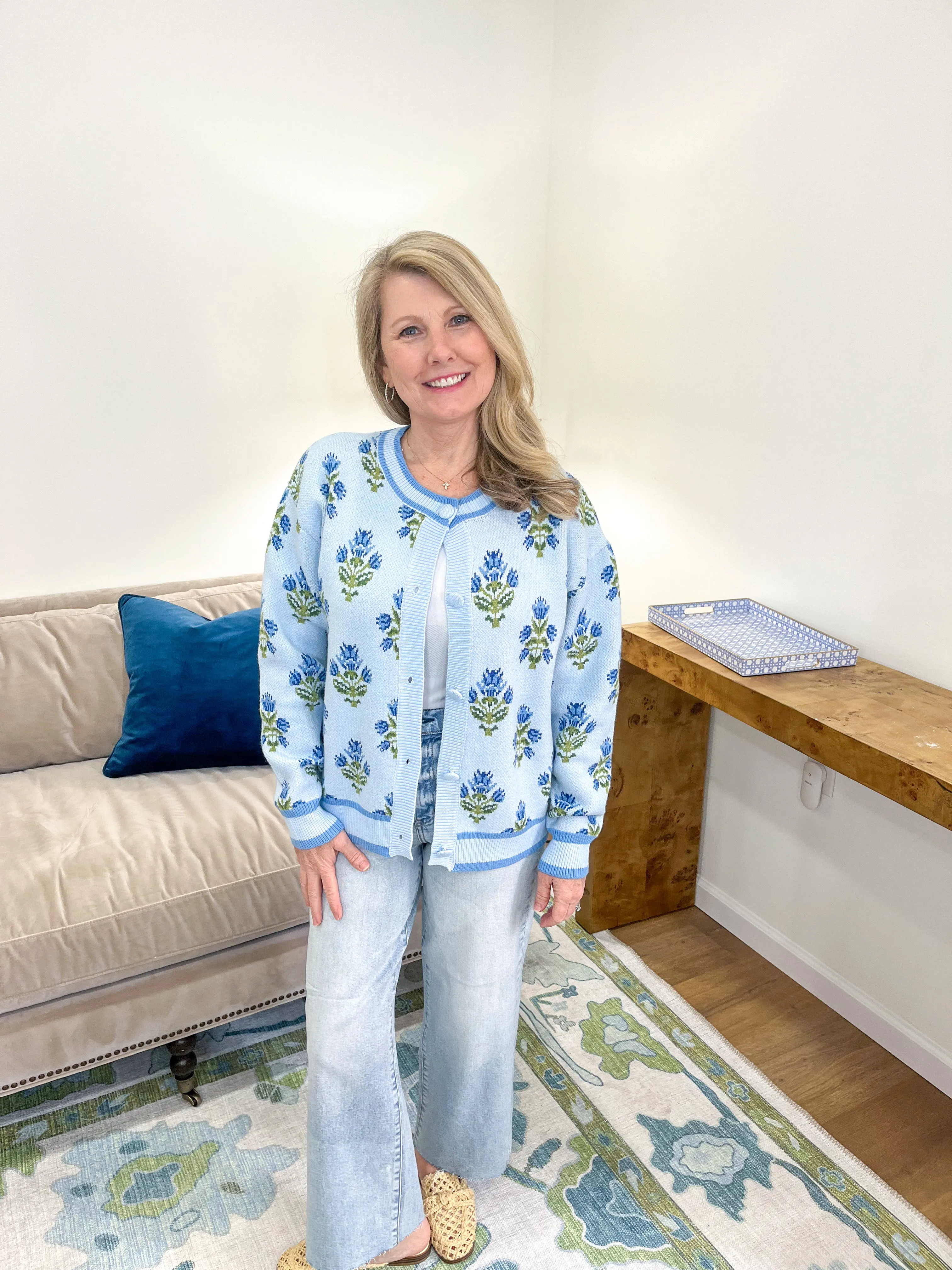 Millie Sweater in Light Blue