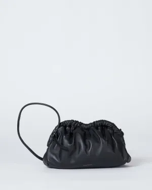 mini cloud clutch - black / flamma