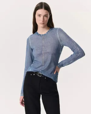 Miramar Mesh Long Sleeve Top - Antonia