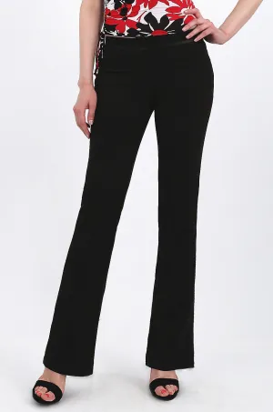 MISS PINKI Logan tailored bootcut work pants in Black