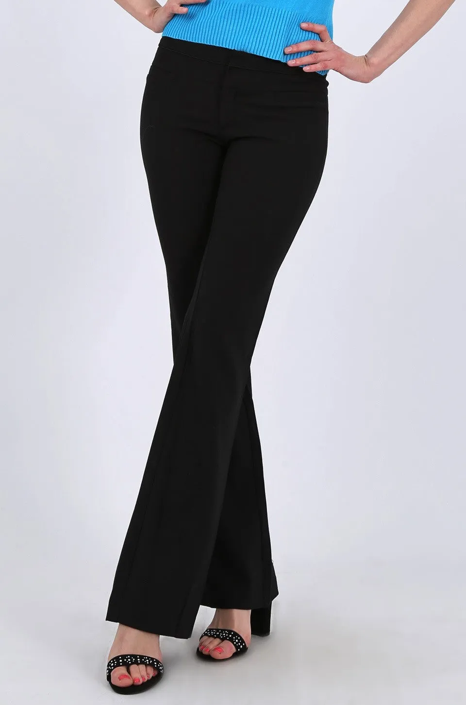 MISS PINKI Naomi tailored work Pants in black
