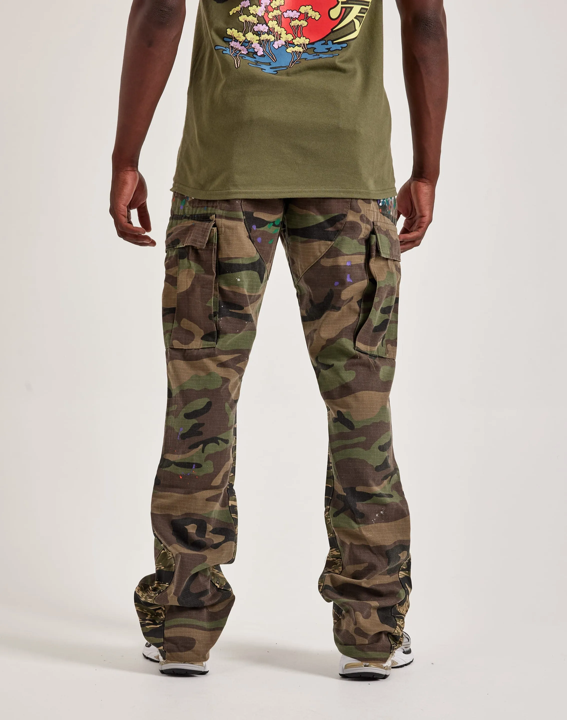 MNML Contrast Bootcut Cargo Pants