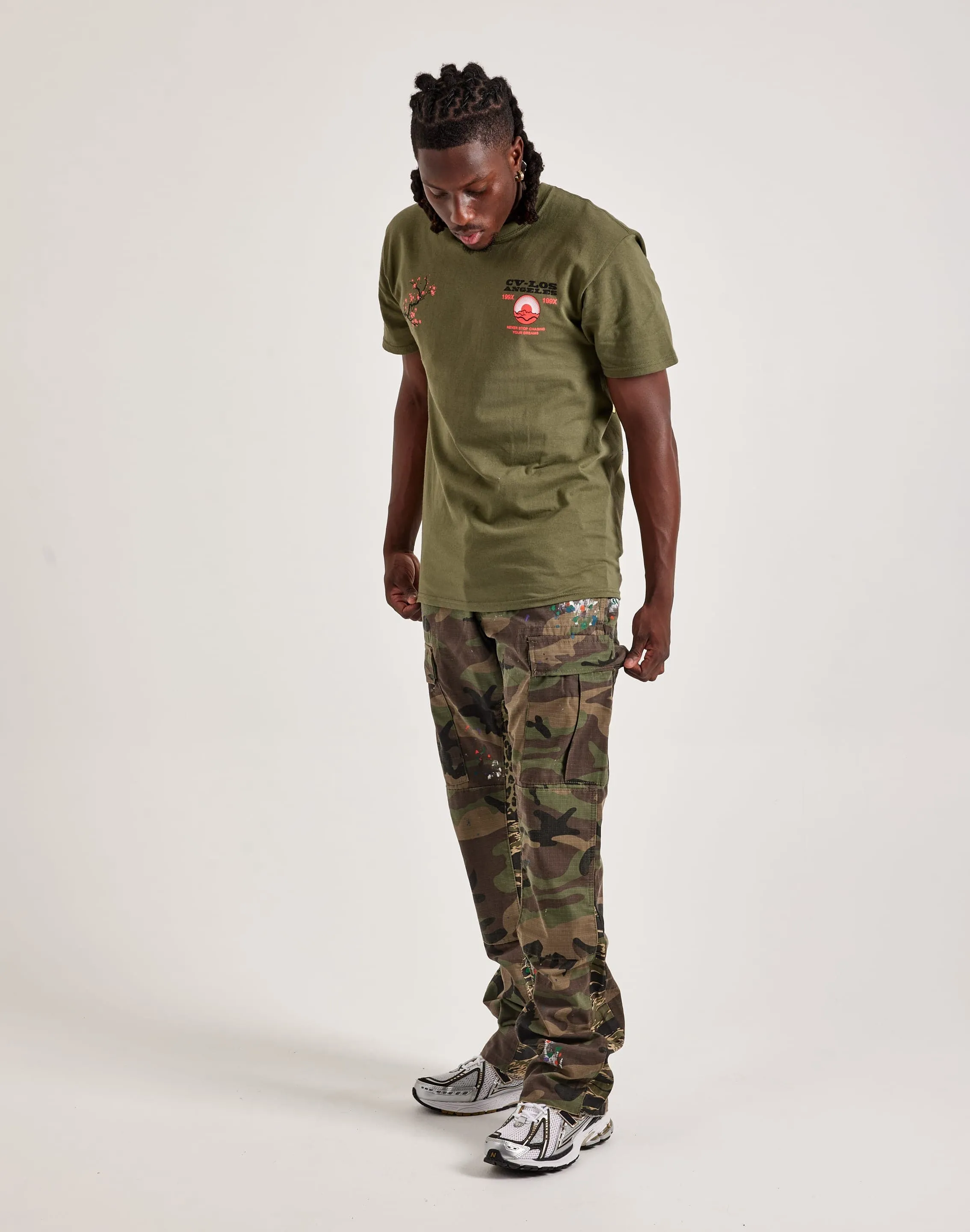 MNML Contrast Bootcut Cargo Pants
