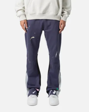 MNML Contrast Bootcut Sweatpants Vintage Navy