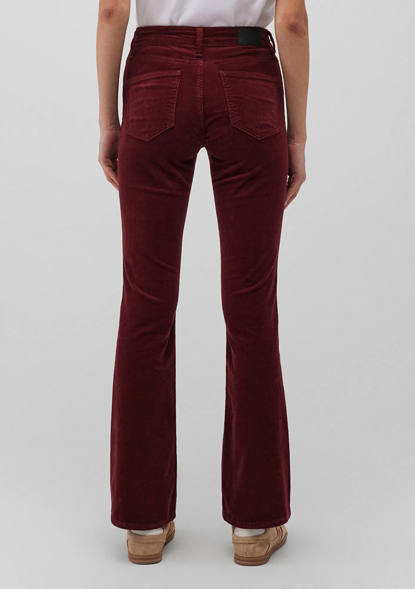 Molly Burgundy Cord Pants