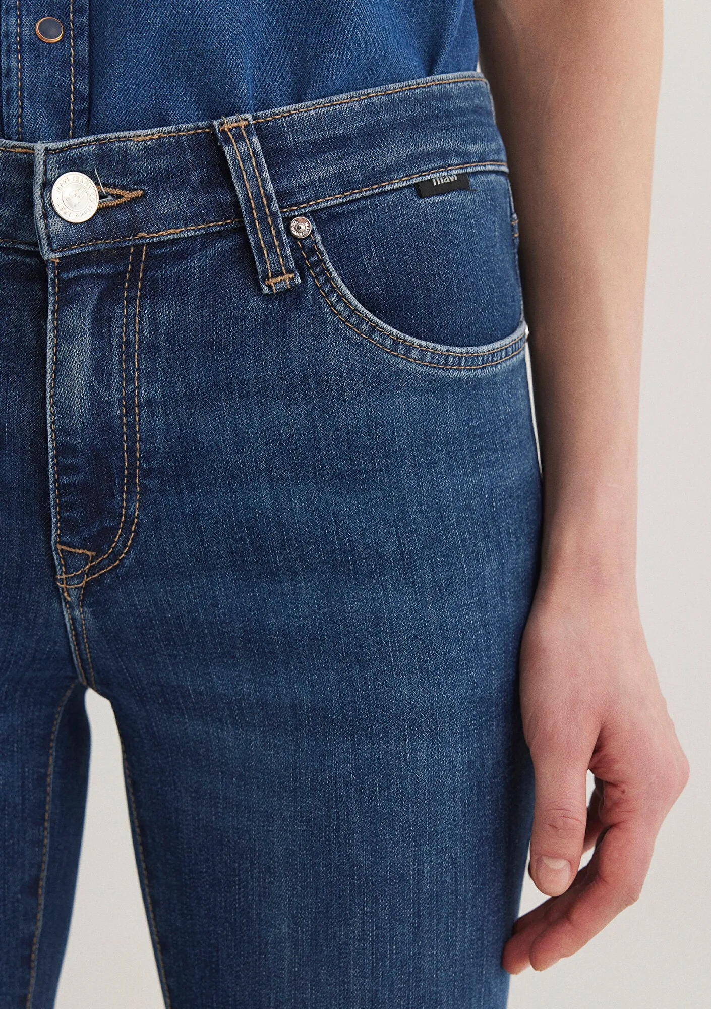 Molly Dark Vintage Denim Jean Pants