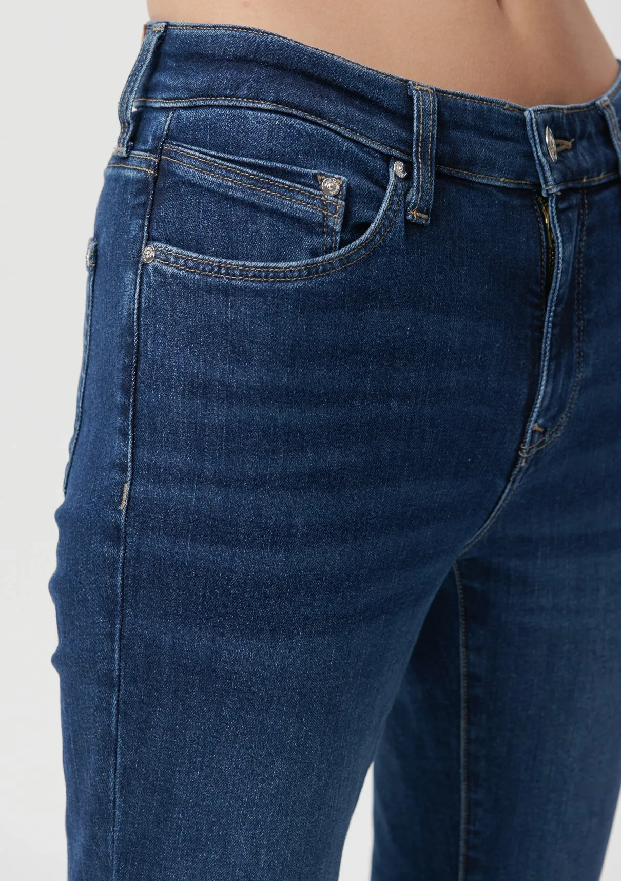 Molly Dark Vintage Denim Jean Pants