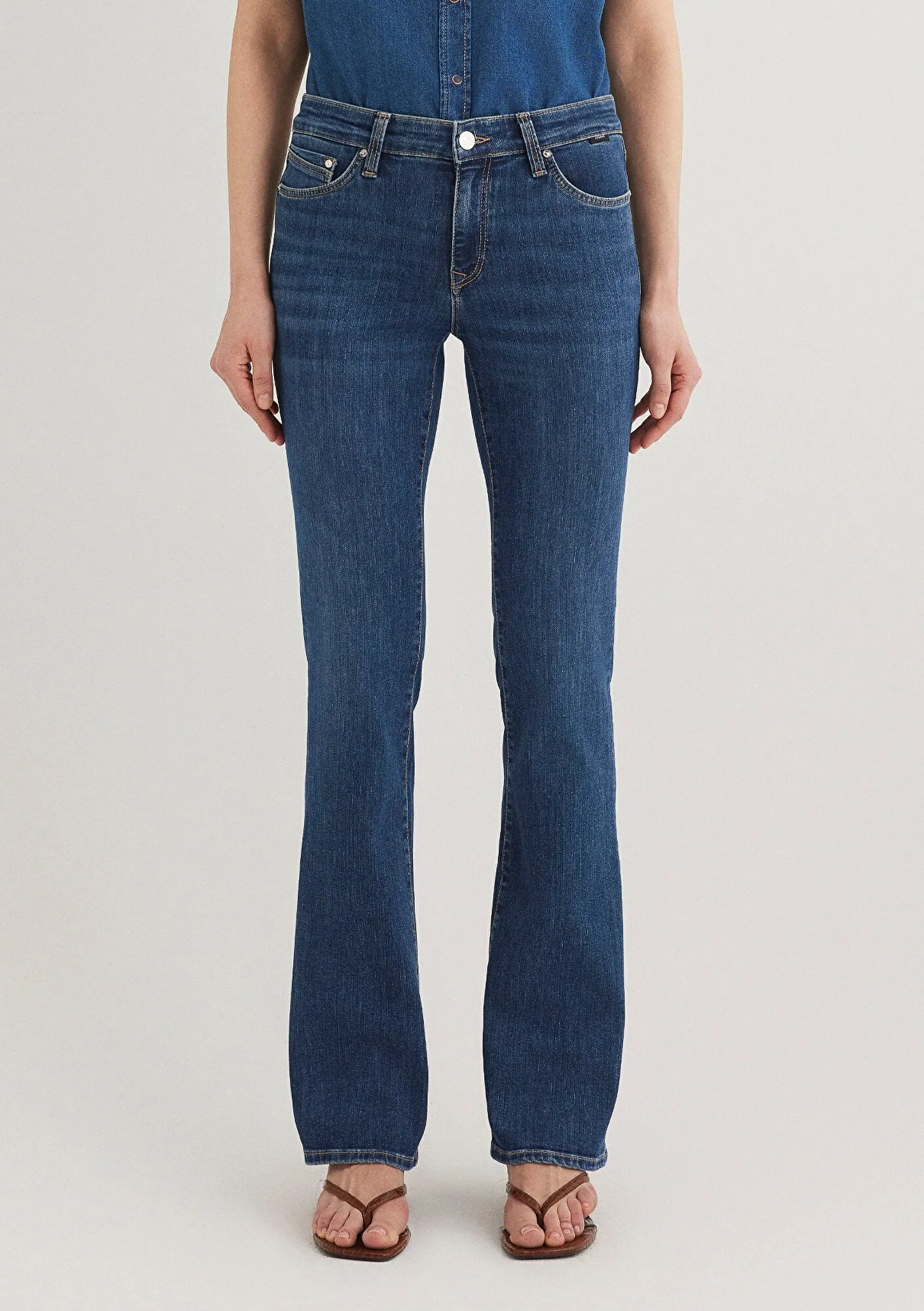 Molly Dark Vintage Denim Jean Pants
