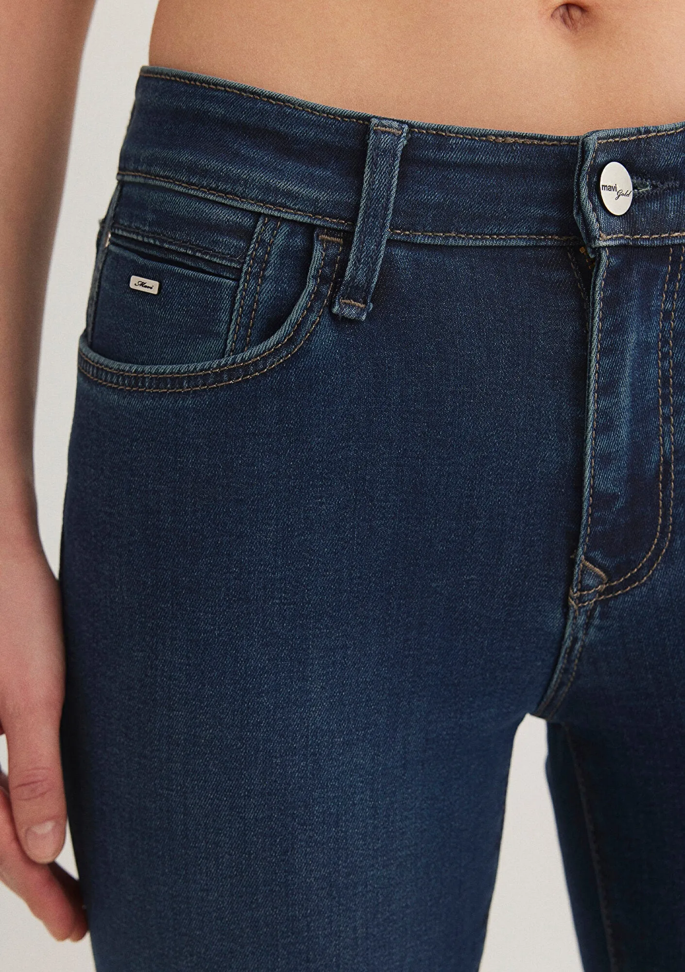Molly Deep Gold Jean Pants
