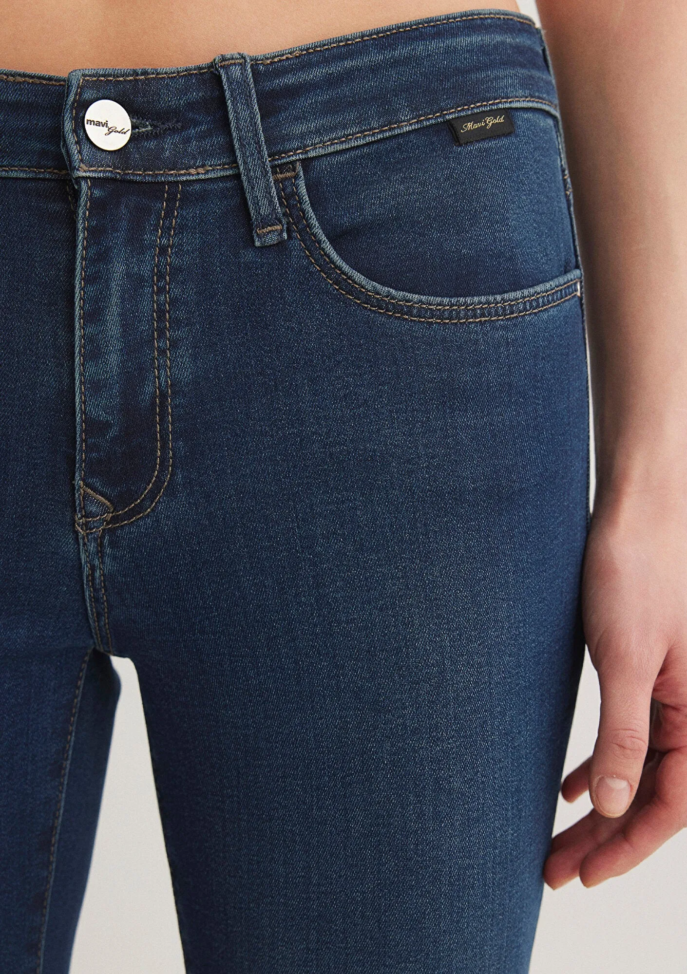 Molly Deep Gold Jean Pants
