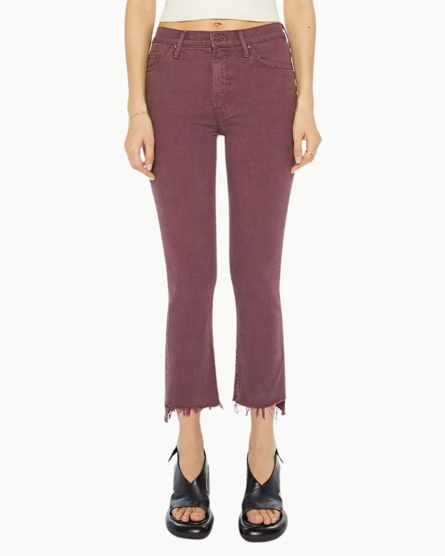 Mother - The Insider Crop Step Fray Pants
