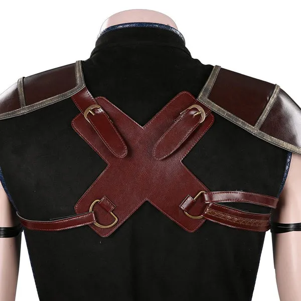 Movie MK 2021 Kung Lao Outfits Halloween Carnival Suit Cosplay Costume