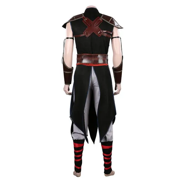 Movie MK 2021 Kung Lao Outfits Halloween Carnival Suit Cosplay Costume