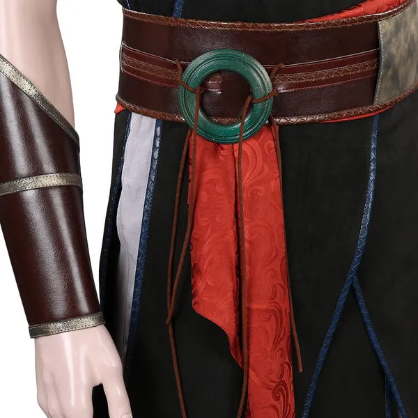 Movie MK 2021 Kung Lao Outfits Halloween Carnival Suit Cosplay Costume