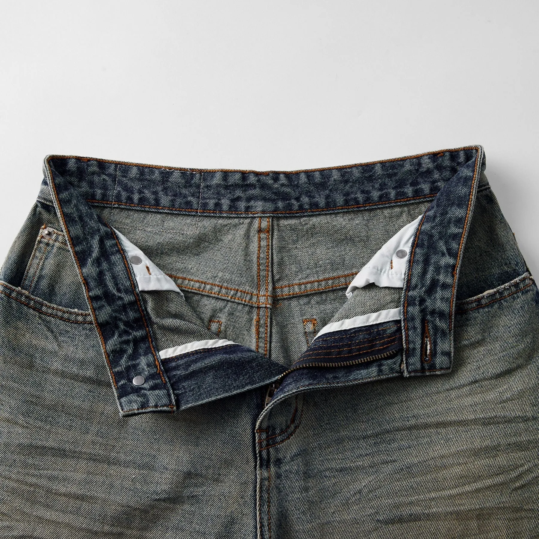 Muddy Washed Whiskers Bootcut Jeans