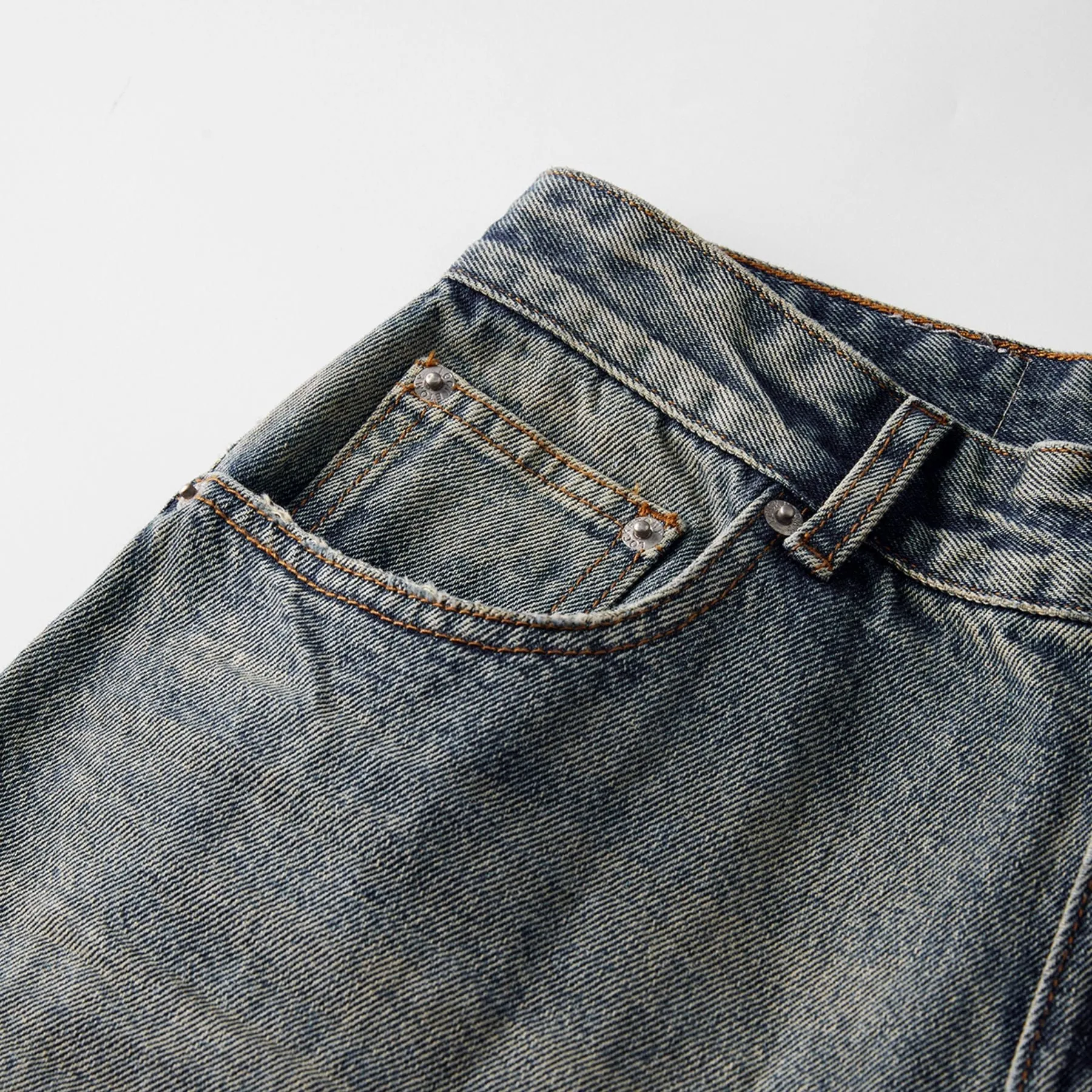 Muddy Washed Whiskers Bootcut Jeans