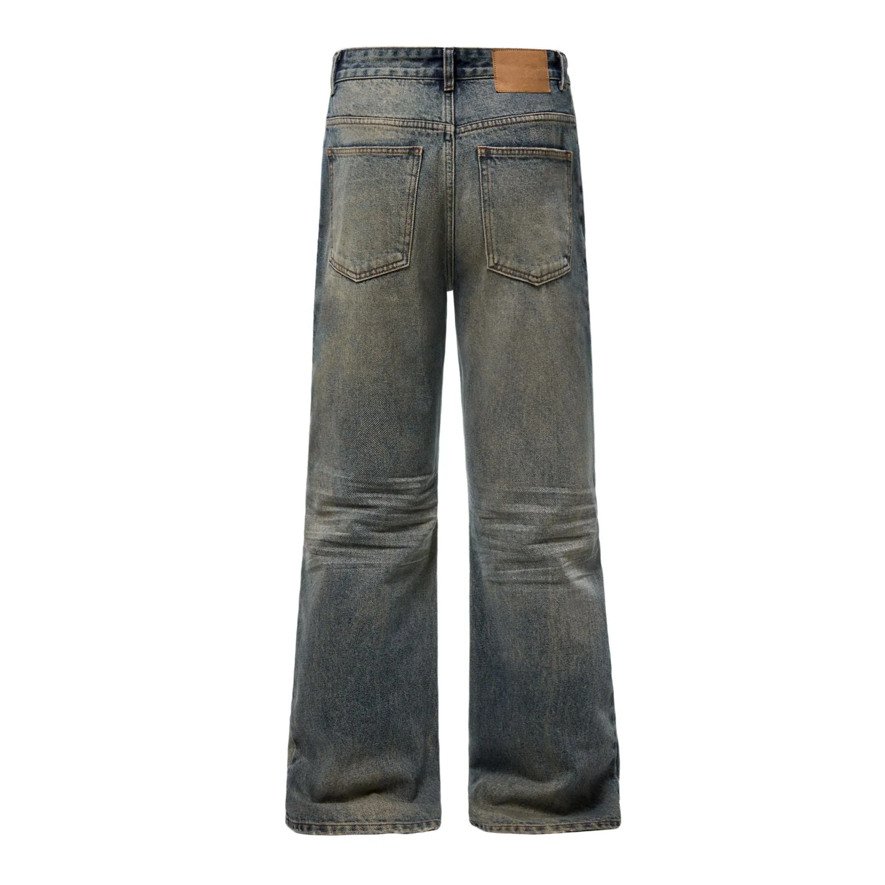 Muddy Washed Whiskers Bootcut Jeans