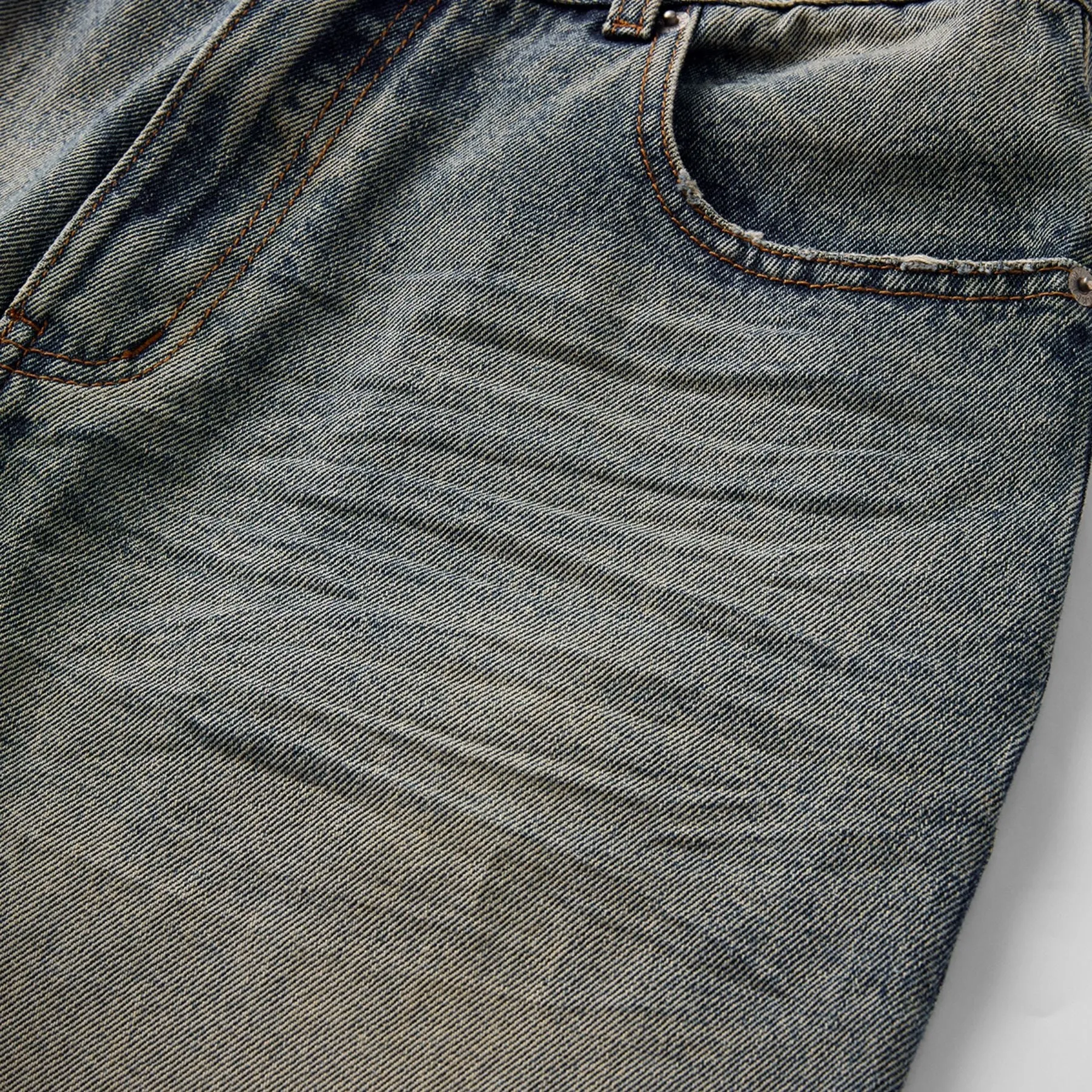 Muddy Washed Whiskers Bootcut Jeans
