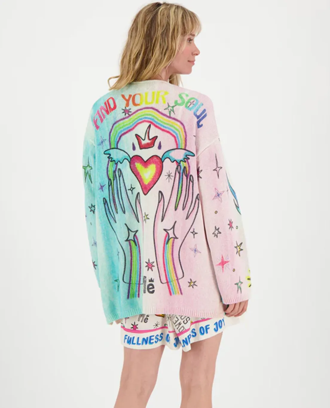 Mykonos Printed Cardigan - Enlightenment