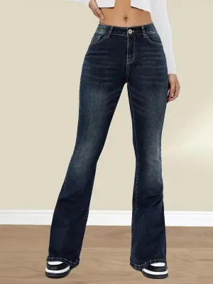 Nancy | Casual Slim-Fit Flare Jeans