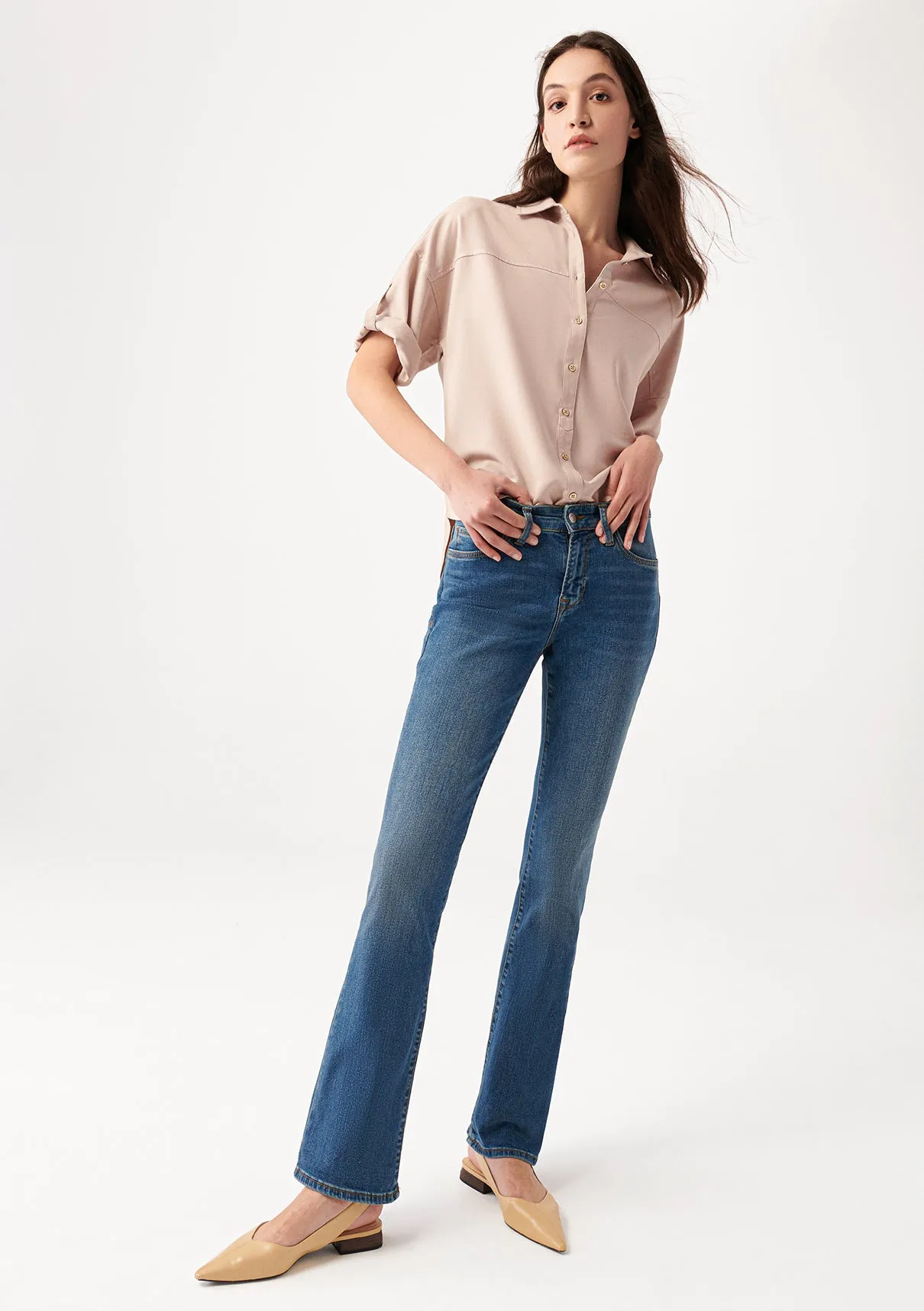 Navy Jean Pants