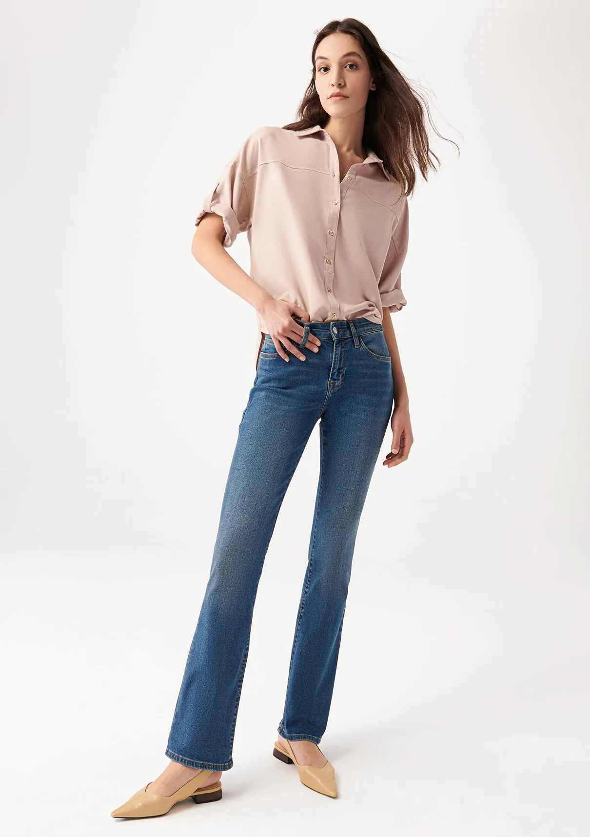 Navy Jean Pants