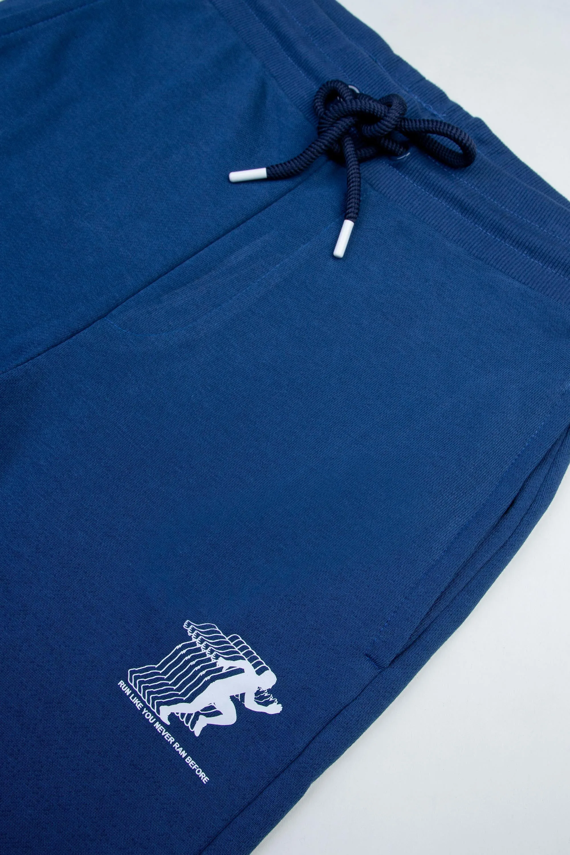 Navy Terry Trousers