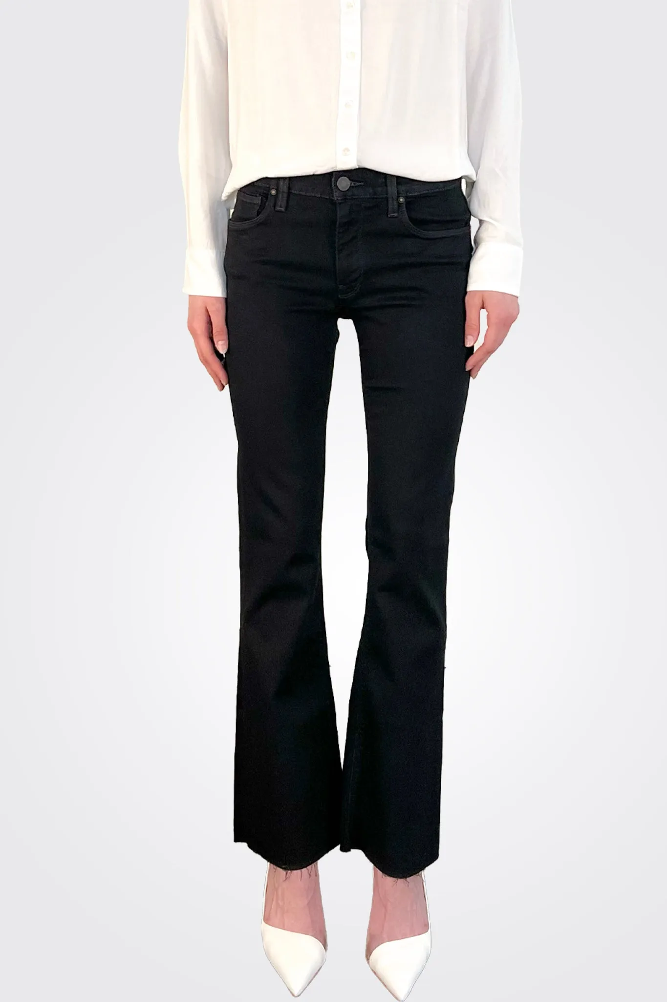 Nico Mid Rise Bootcut - Black