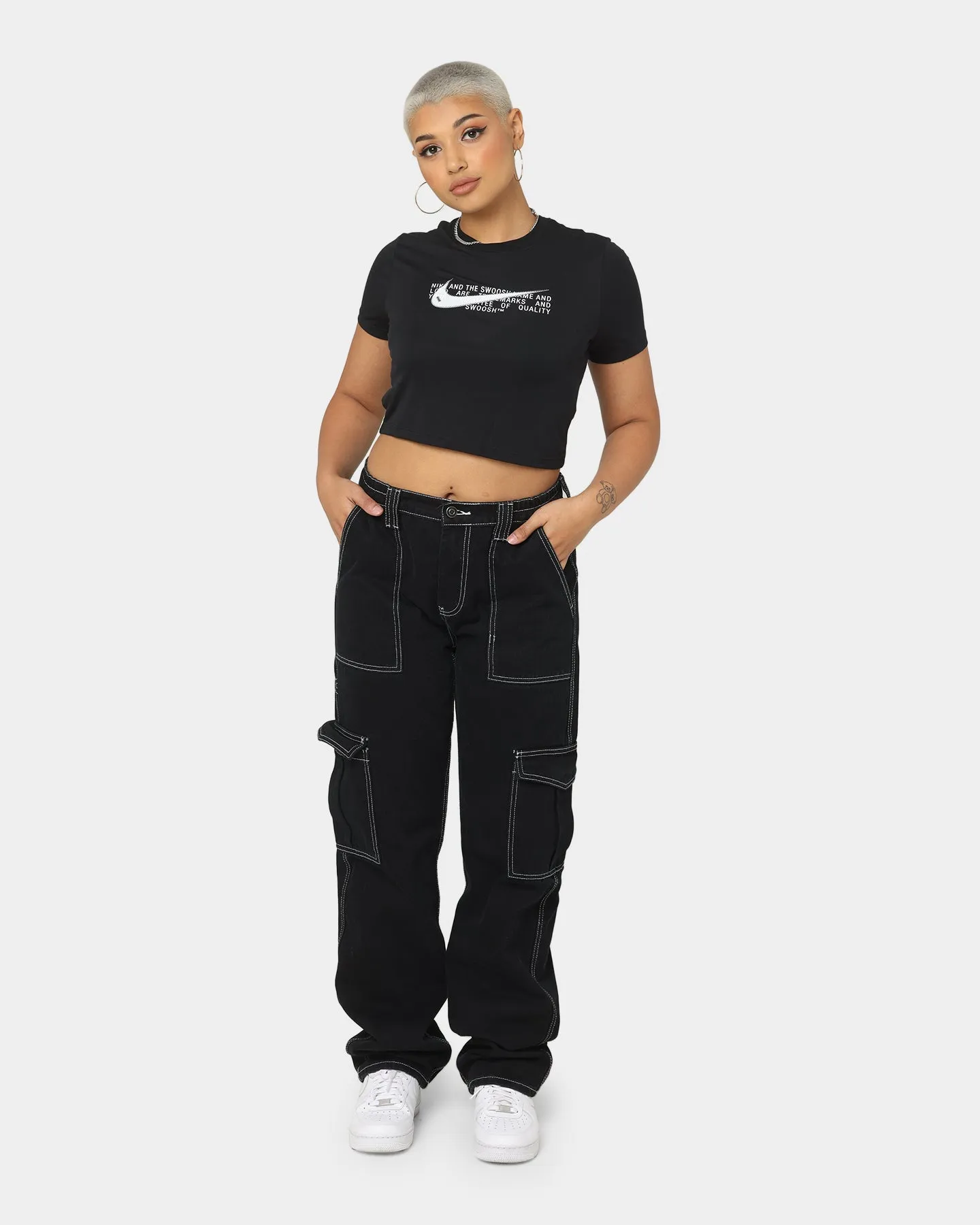 Nike Women's Nike Sportswear Slim Cropped T-Shirt Black