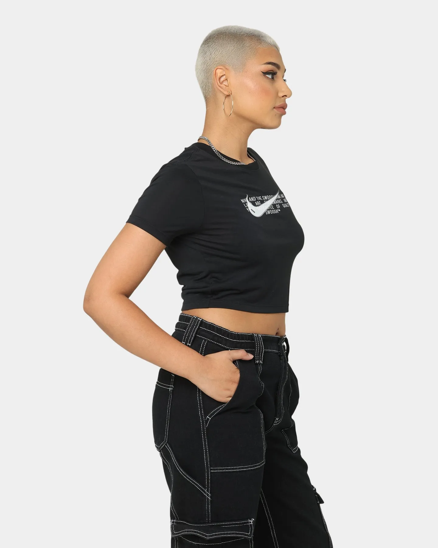 Nike Women's Nike Sportswear Slim Cropped T-Shirt Black