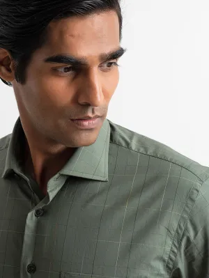OLIVE NIGHT SPACEDYED SHIRT