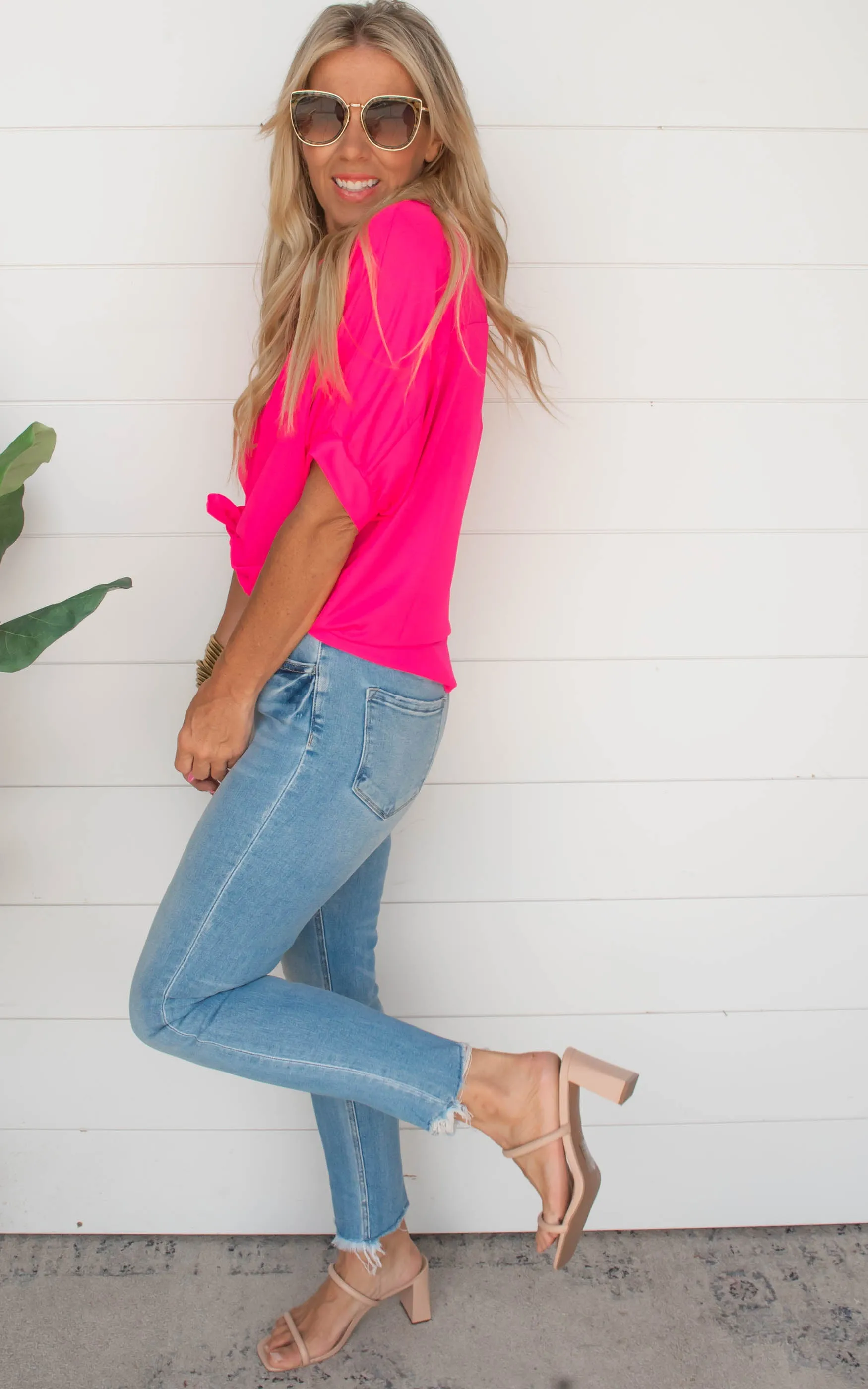 Oversized Button Down Sheer Top | FINAL SALE