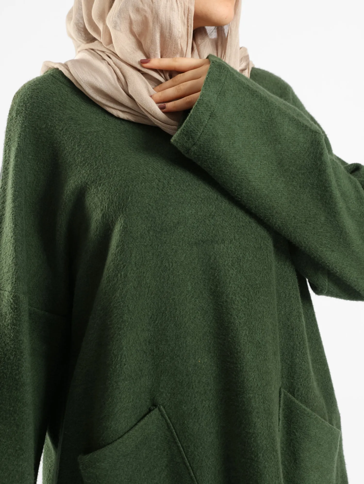 Oversized Pocketed Sweater