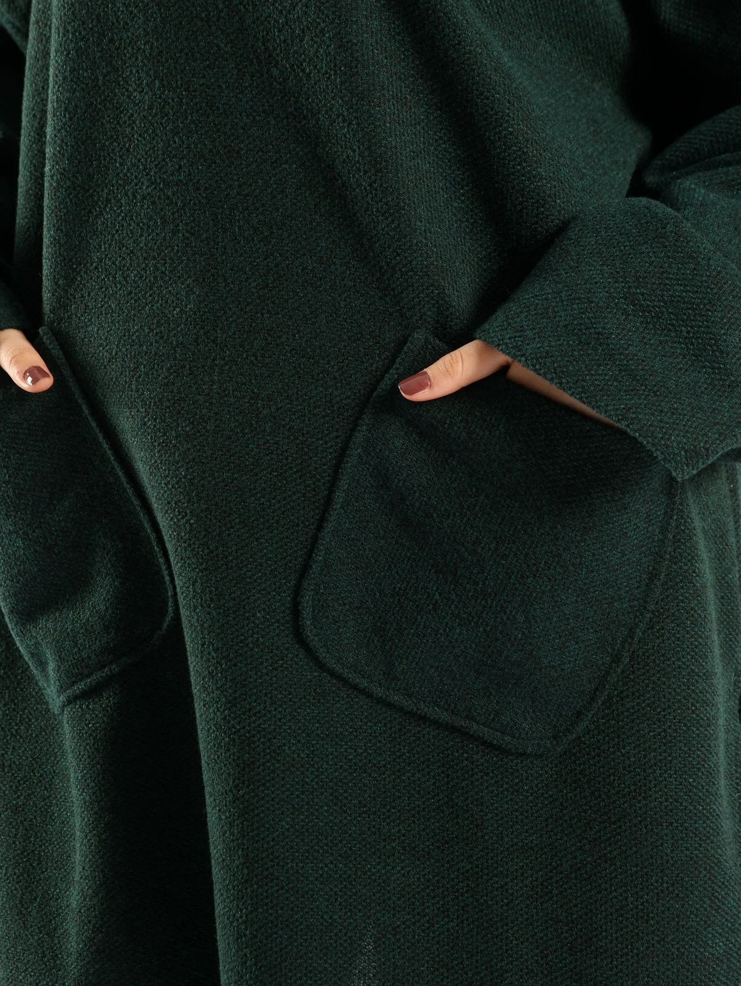 Oversized Pocketed Sweater