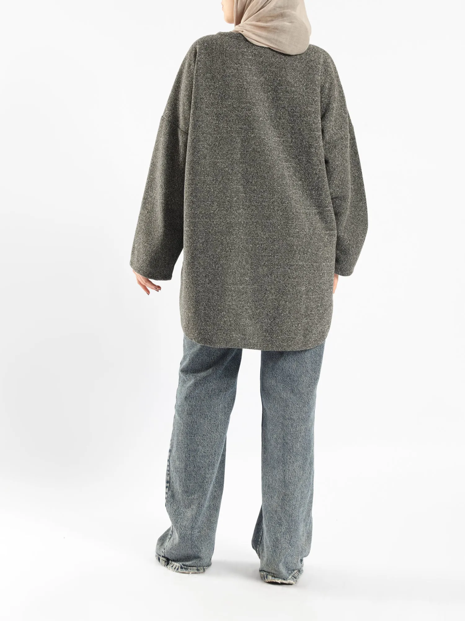 Oversized Pocketed Sweater
