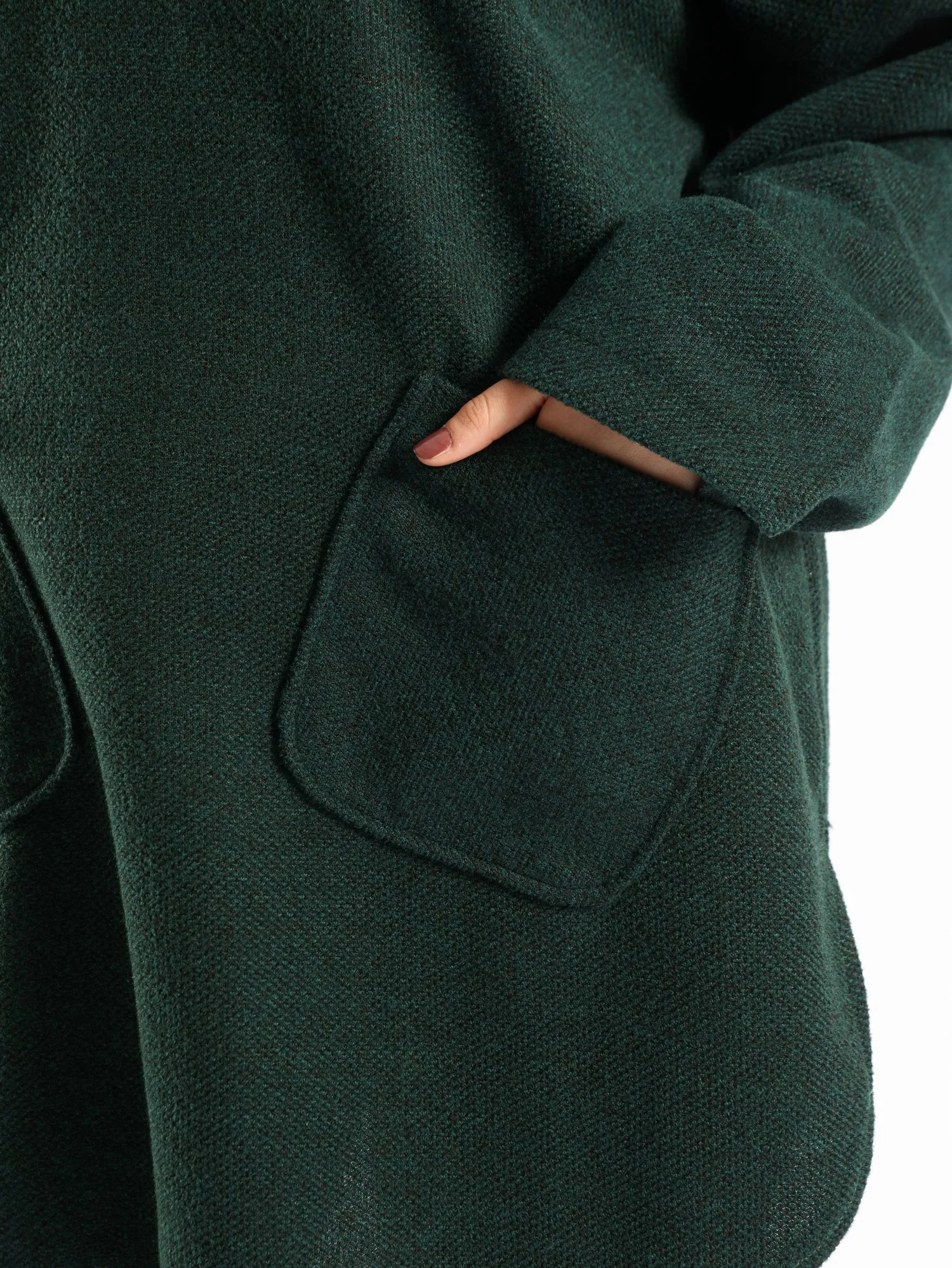 Oversized Pocketed Sweater