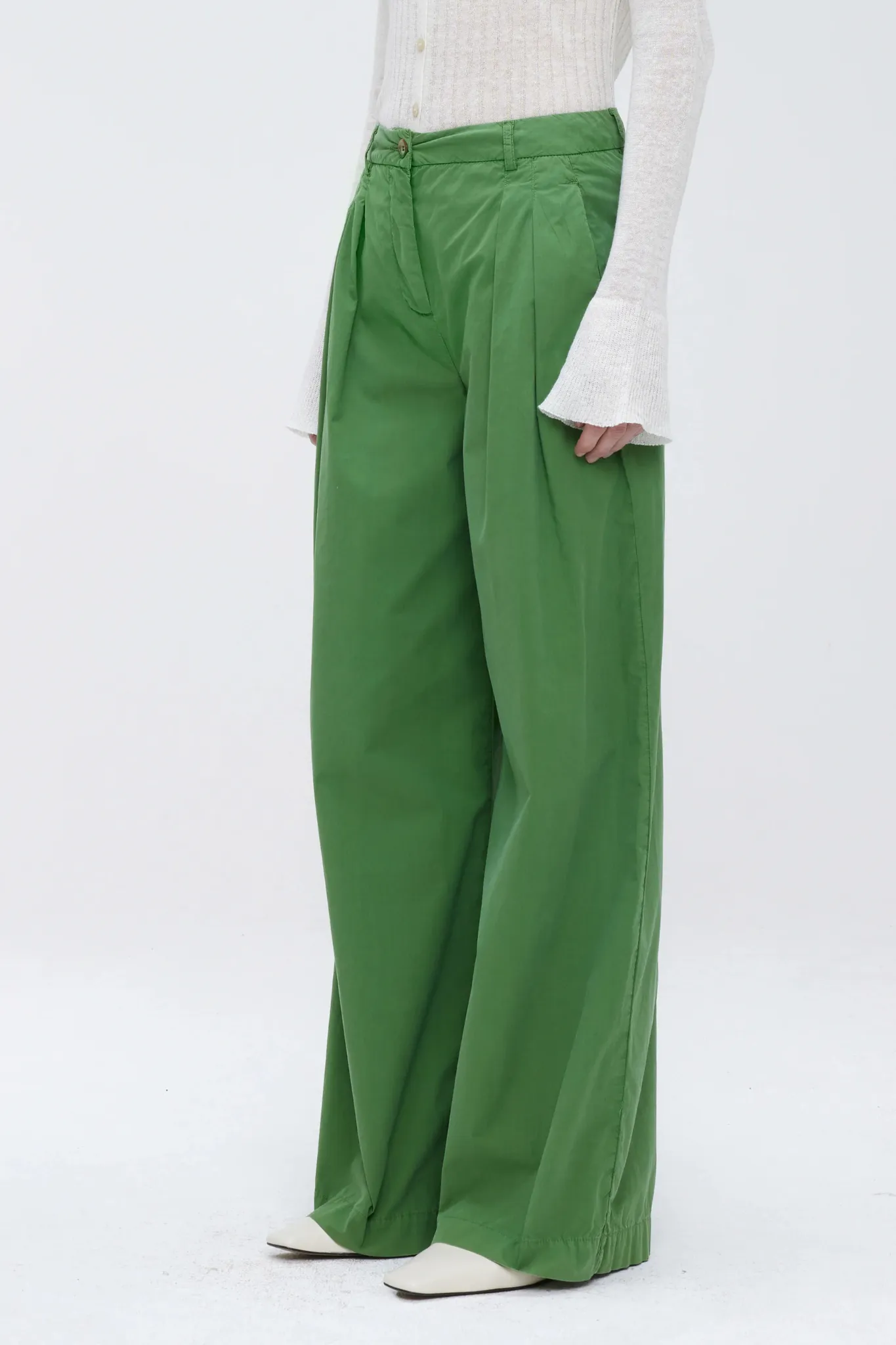 PANSMOKEYC PANTS - MOSS GREEN