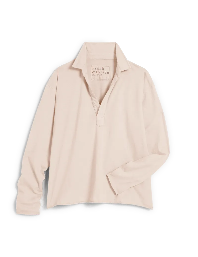 Patrick Popover Henley - Heritage Jersey Petal