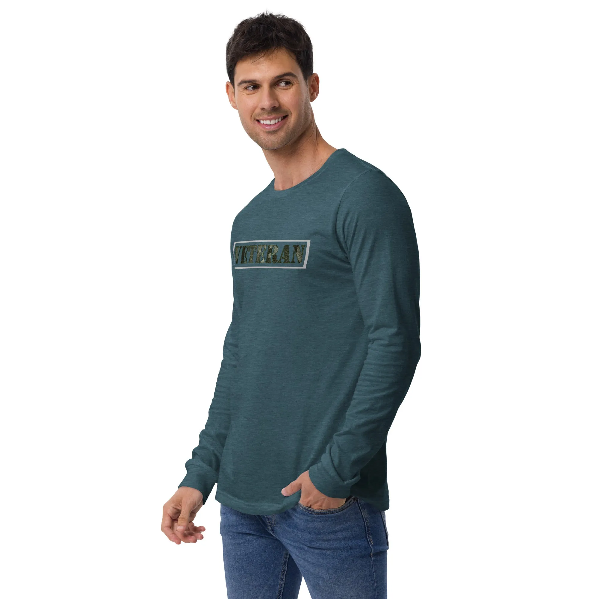 Patriot Veteran Camo Unisex Long Sleeve Tshirt