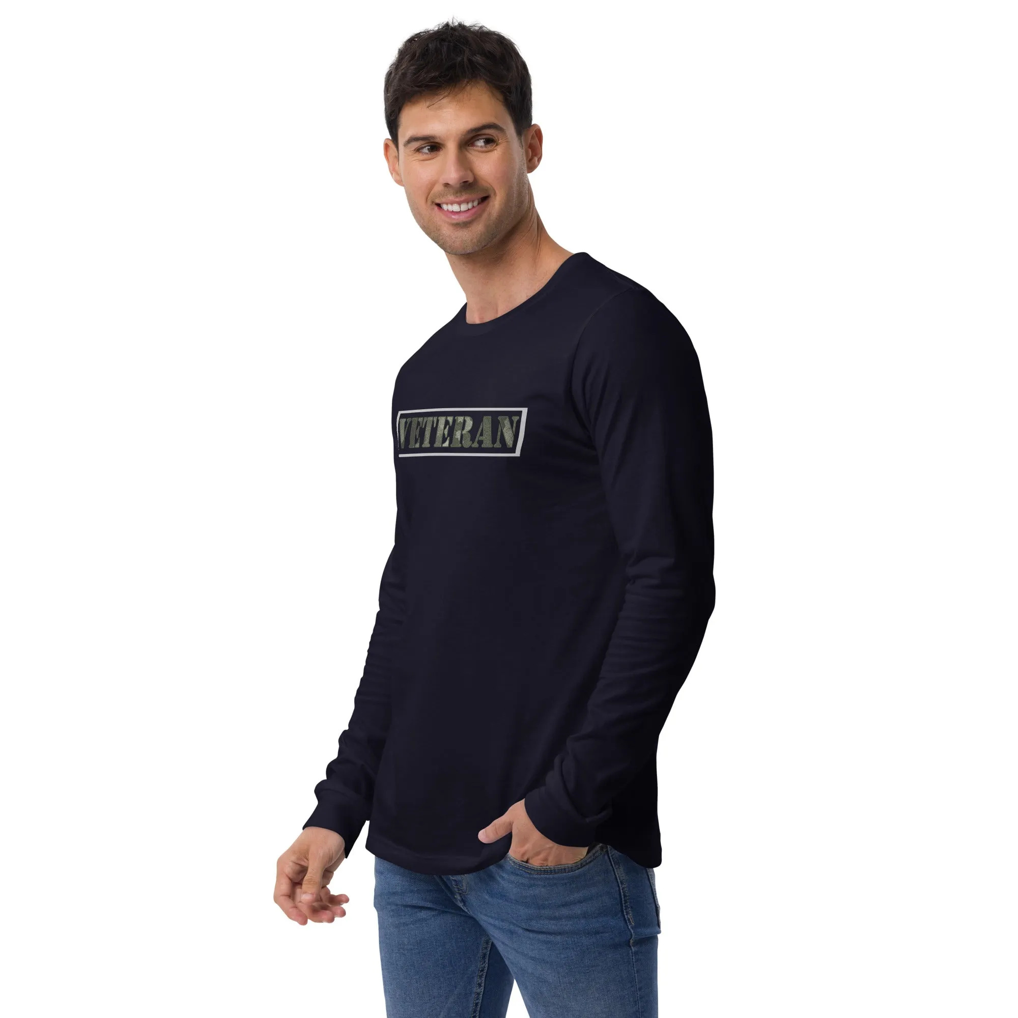 Patriot Veteran Camo Unisex Long Sleeve Tshirt