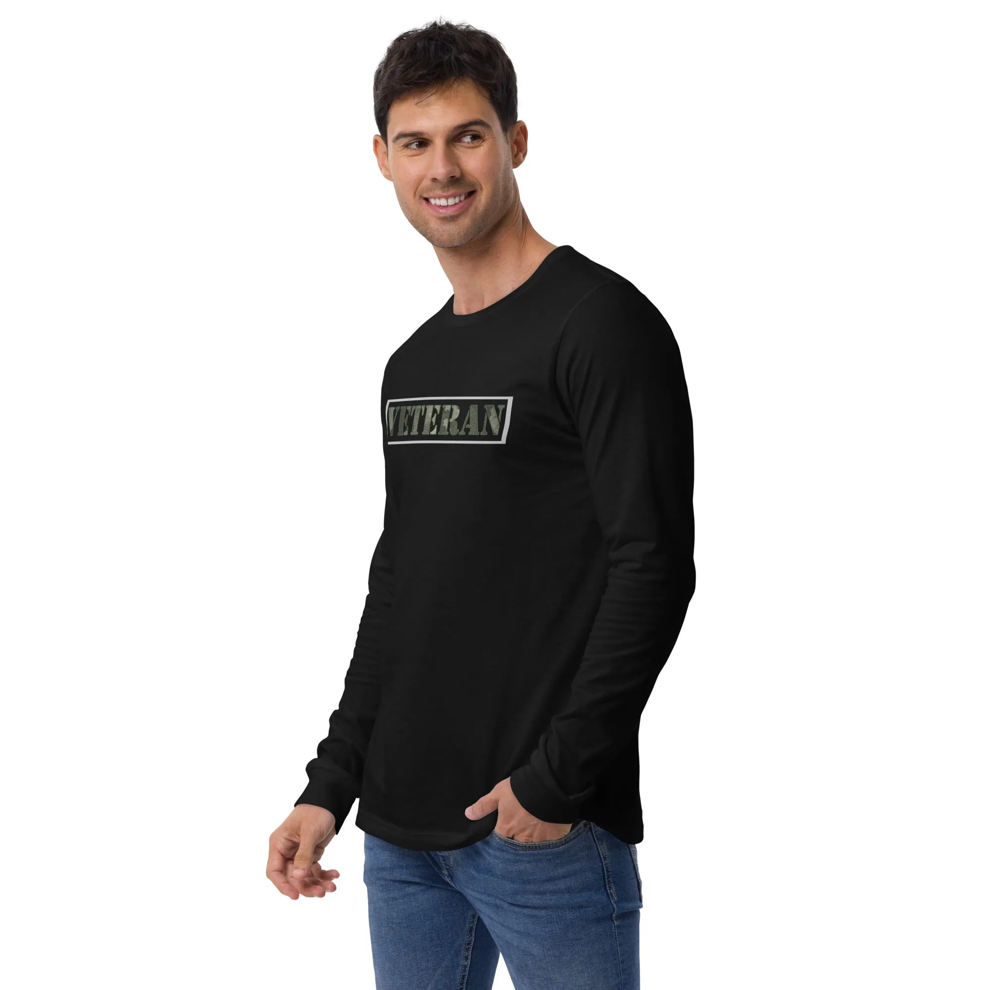 Patriot Veteran Camo Unisex Long Sleeve Tshirt