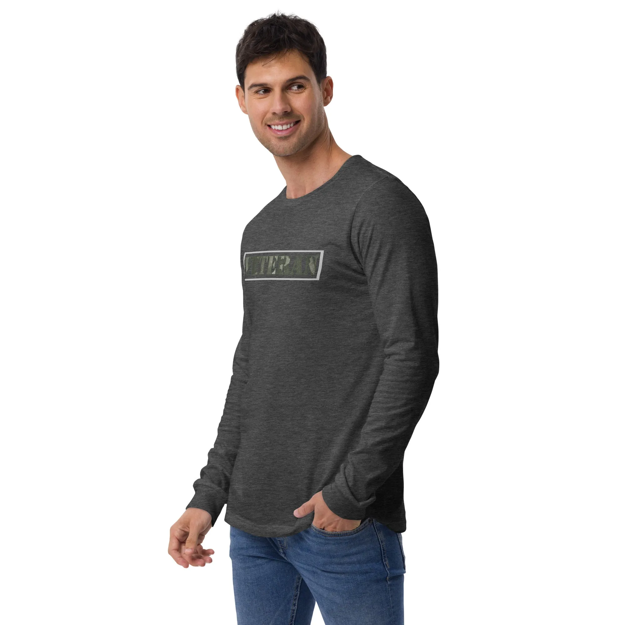Patriot Veteran Camo Unisex Long Sleeve Tshirt